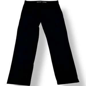 Rhone Black Flat Front‎ Chino Pants Polyester Men's Size 36x32